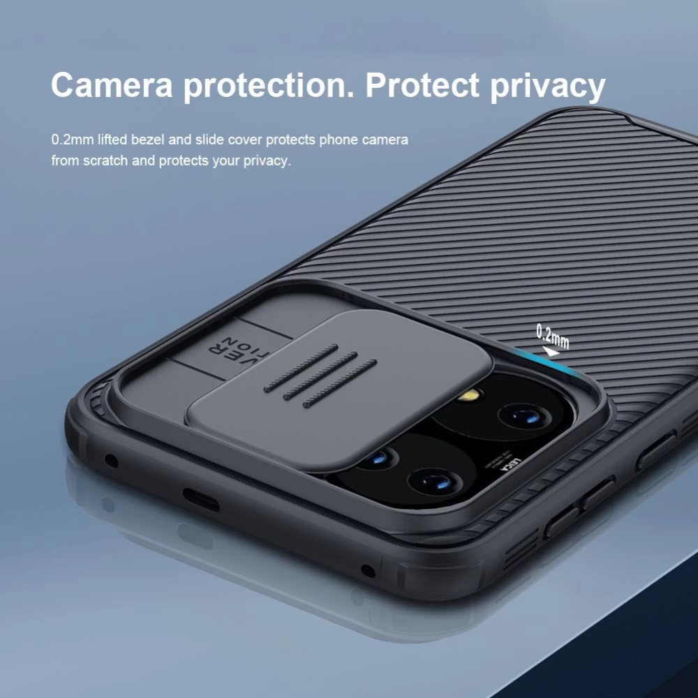 Huawei P50 dėklas mėlyna Nillkin CamShield PRO 