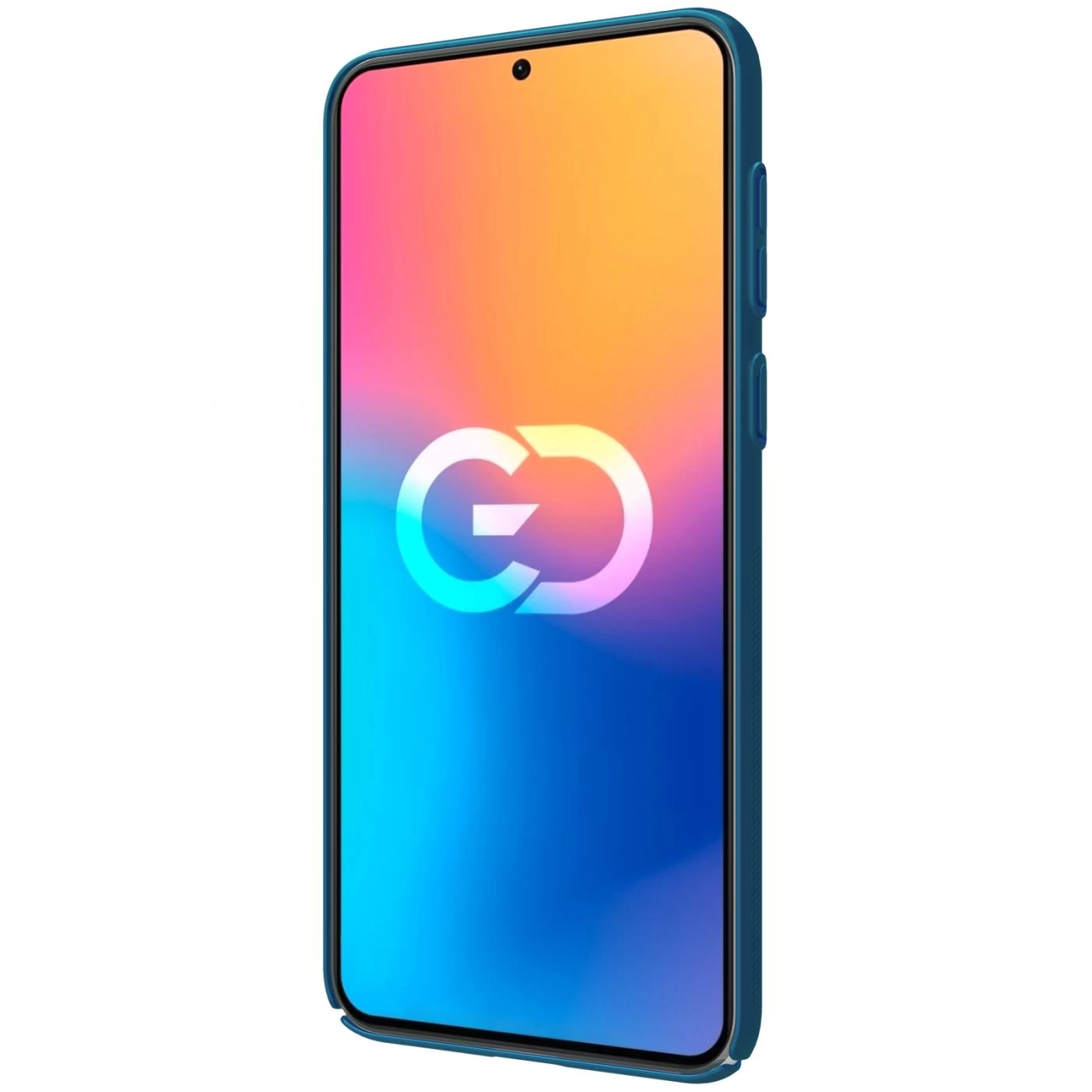 Huawei P50 dėklas mėlyna Nillkin Super Frosted Shield