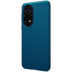 Huawei P50 dėklas mėlyna Nillkin Super Frosted Shield 