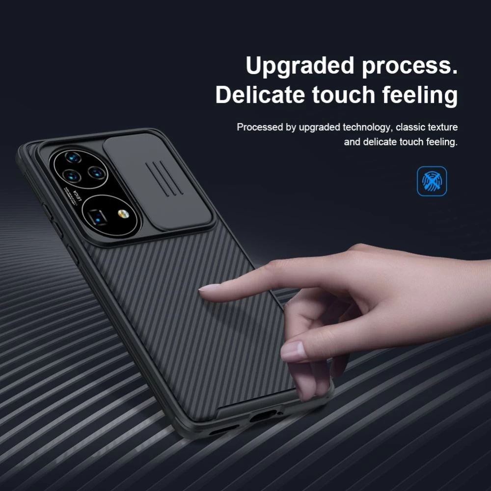Huawei P50 Pro ümbris sinine Nillkin CamShield 
