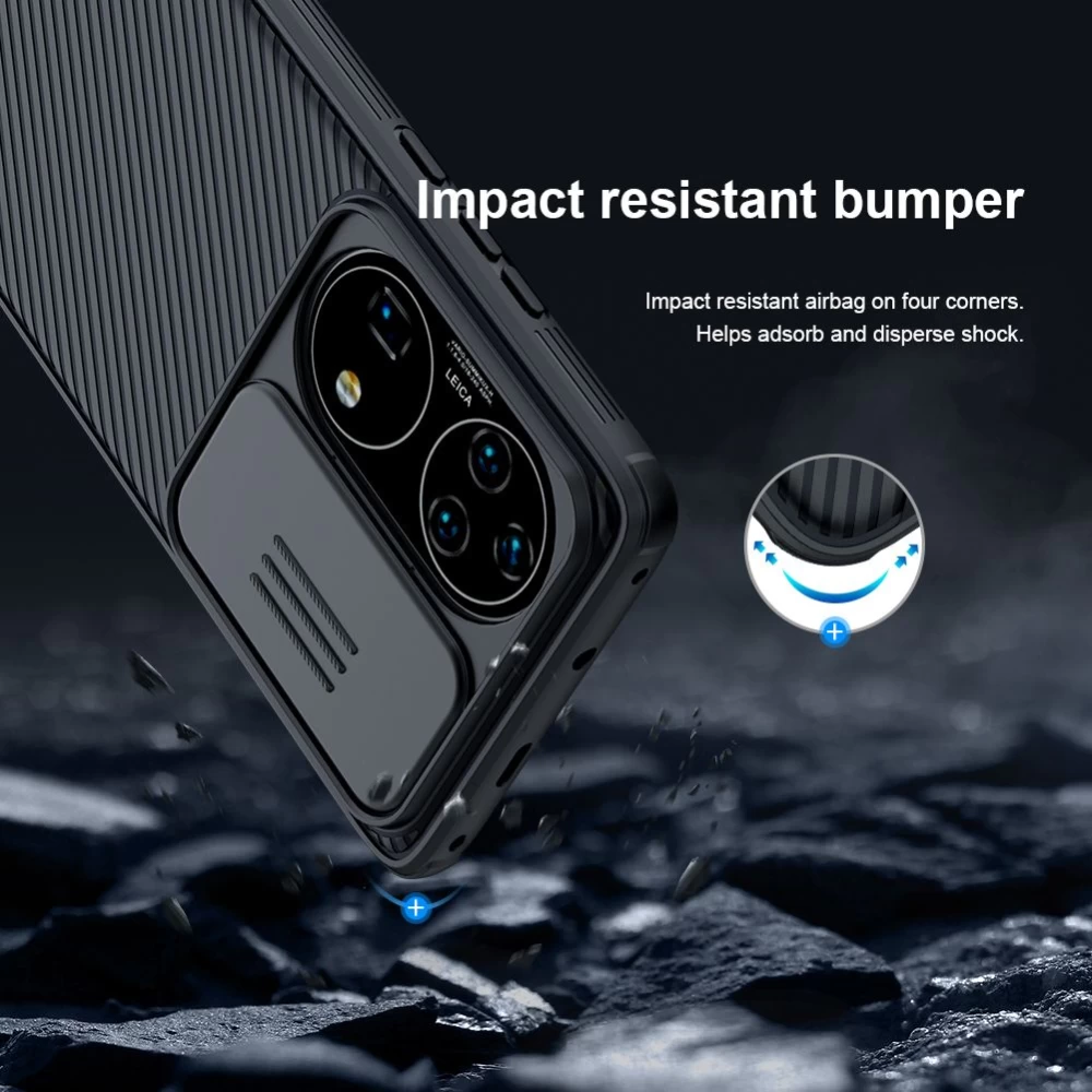 Huawei P50 Pro ümbris sinine Nillkin CamShield 