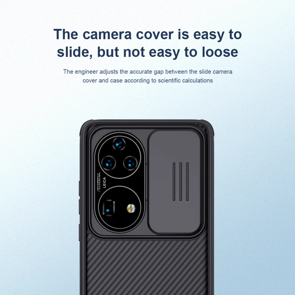 Huawei P50 Pro ümbris sinine Nillkin CamShield 