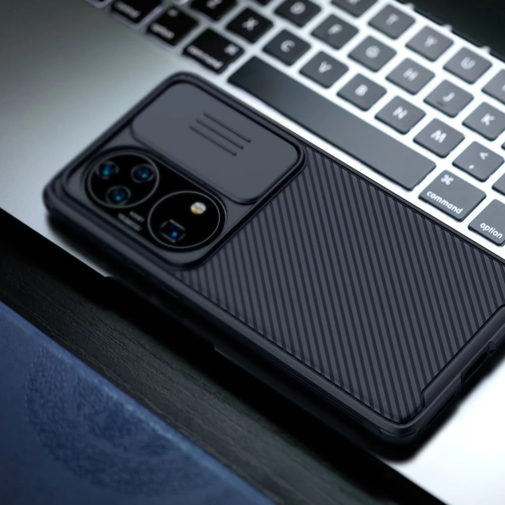 Huawei P50 Pro ümbris sinine Nillkin CamShield 