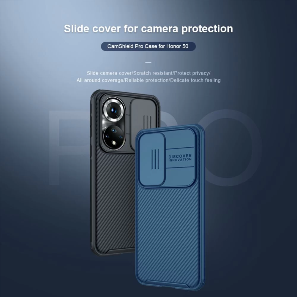 Honor 50 dėklas mėlyna Nillkin CamShield PRO 