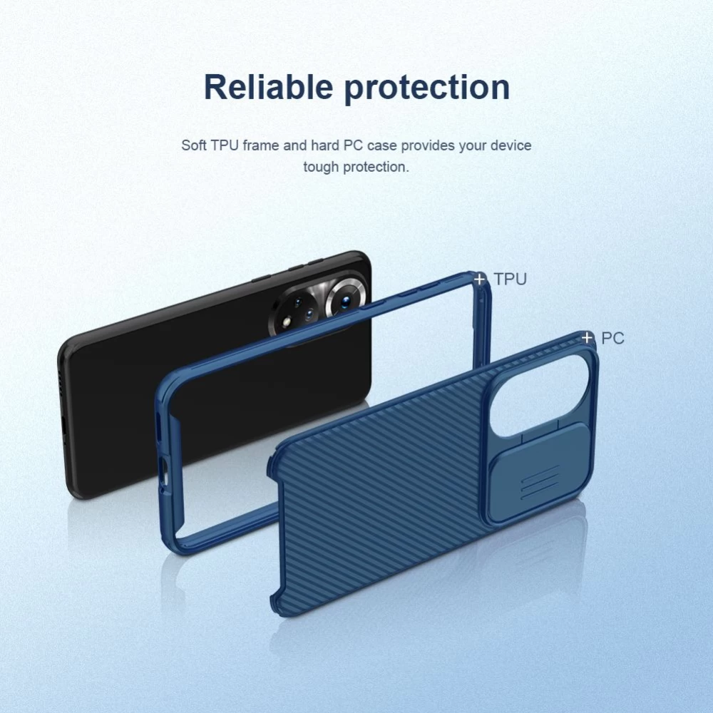 Honor 50 dėklas mėlyna Nillkin CamShield PRO 