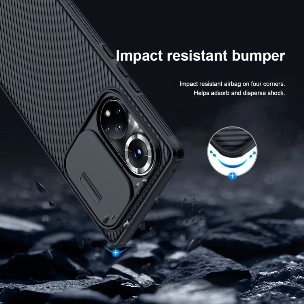 Honor 50 Pro ümbris must Nillkin CamShield PRO 