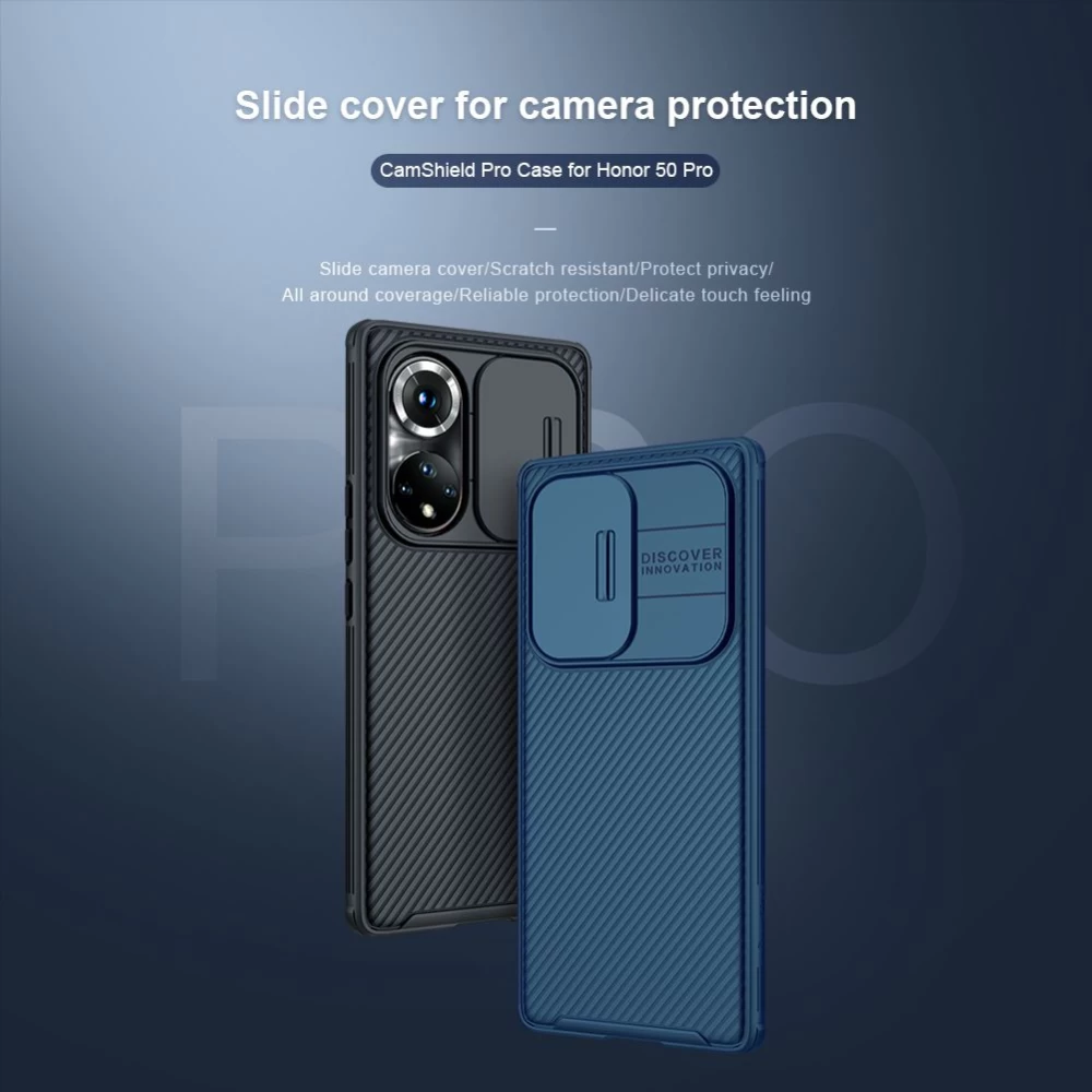 Honor 50 Pro ümbris sinine Nillkin CamShield PRO 