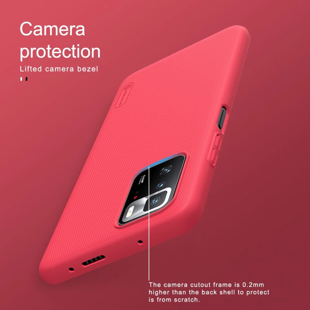 Xiaomi RedMi Note 10 Pro 5G ümbris must Nillkin Super Frosted Shield 