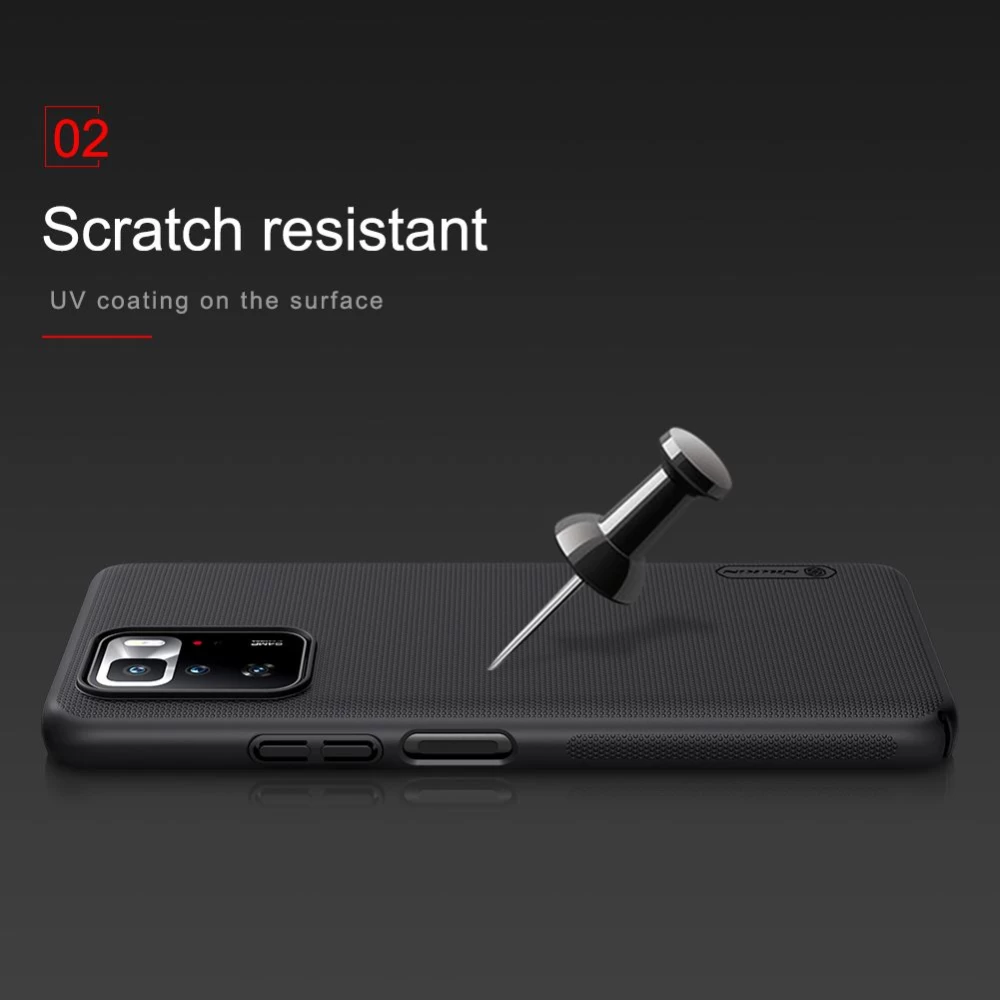 Xiaomi RedMi Note 10 Pro 5G dėklas mėlyna Nillkin Super Frosted Shield 