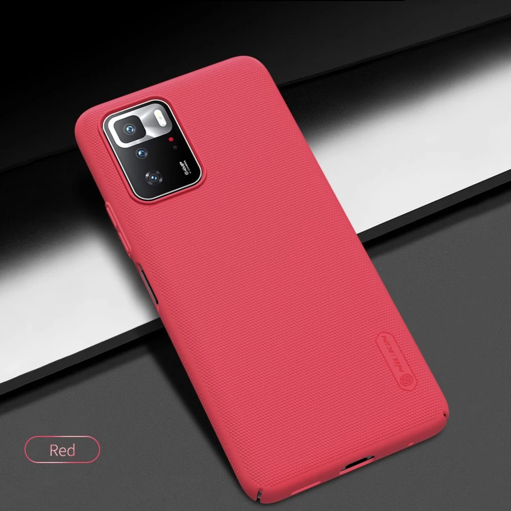Xiaomi RedMi Note 10 Pro 5G dėklas mėlyna Nillkin Super Frosted Shield 