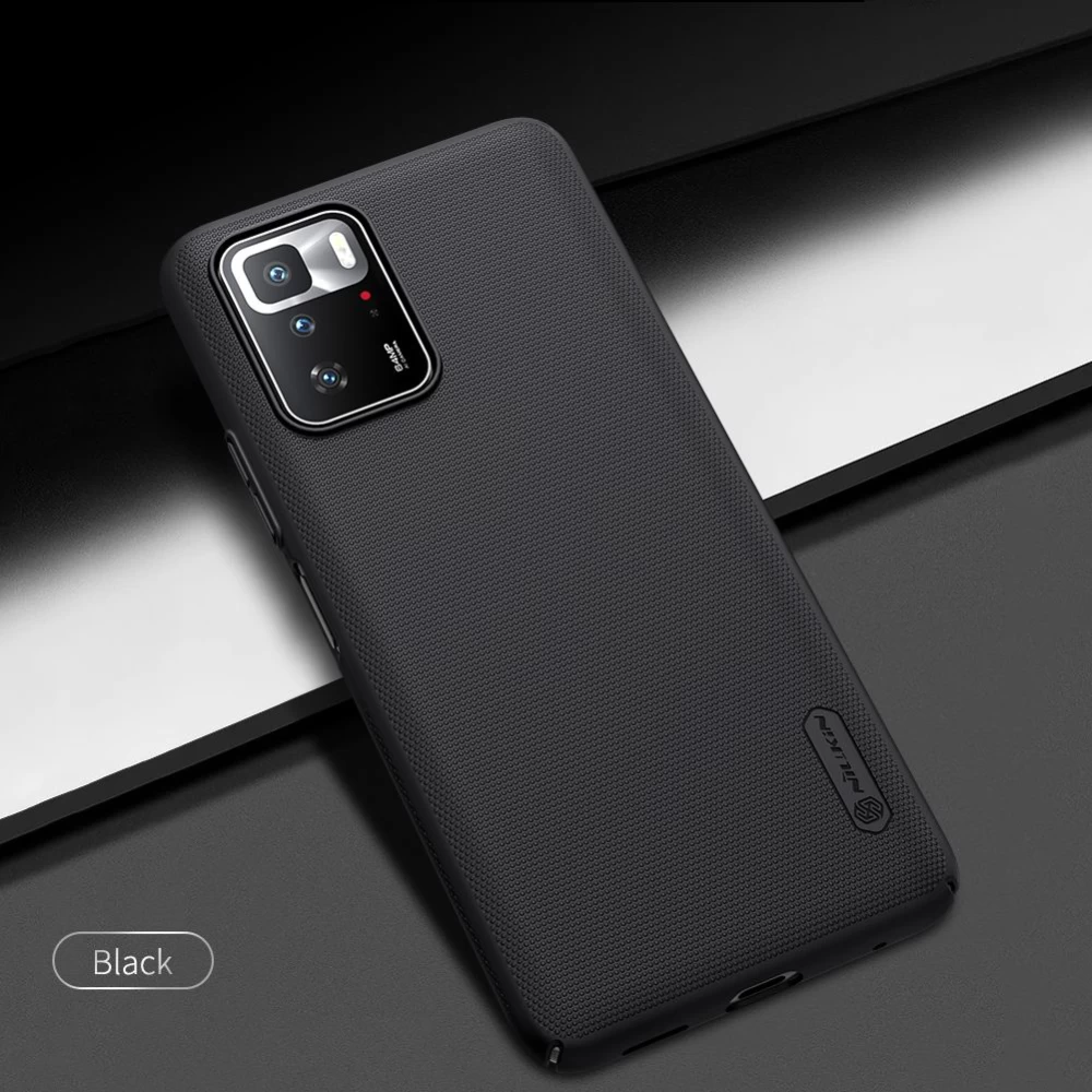 Xiaomi RedMi Note 10 Pro 5G dėklas mėlyna Nillkin Super Frosted Shield 