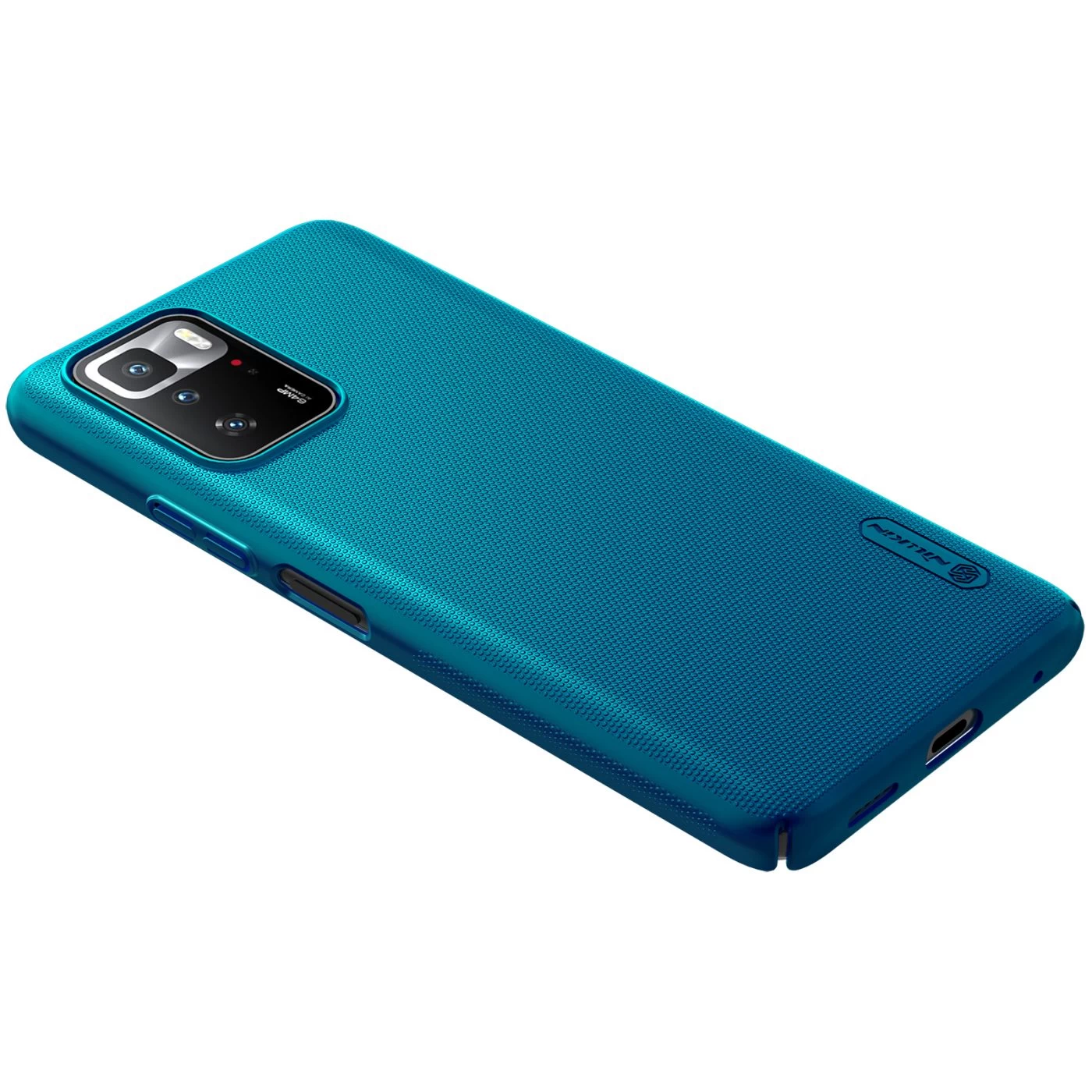 Xiaomi RedMi Note 10 Pro 5G dėklas mėlyna Nillkin Super Frosted Shield