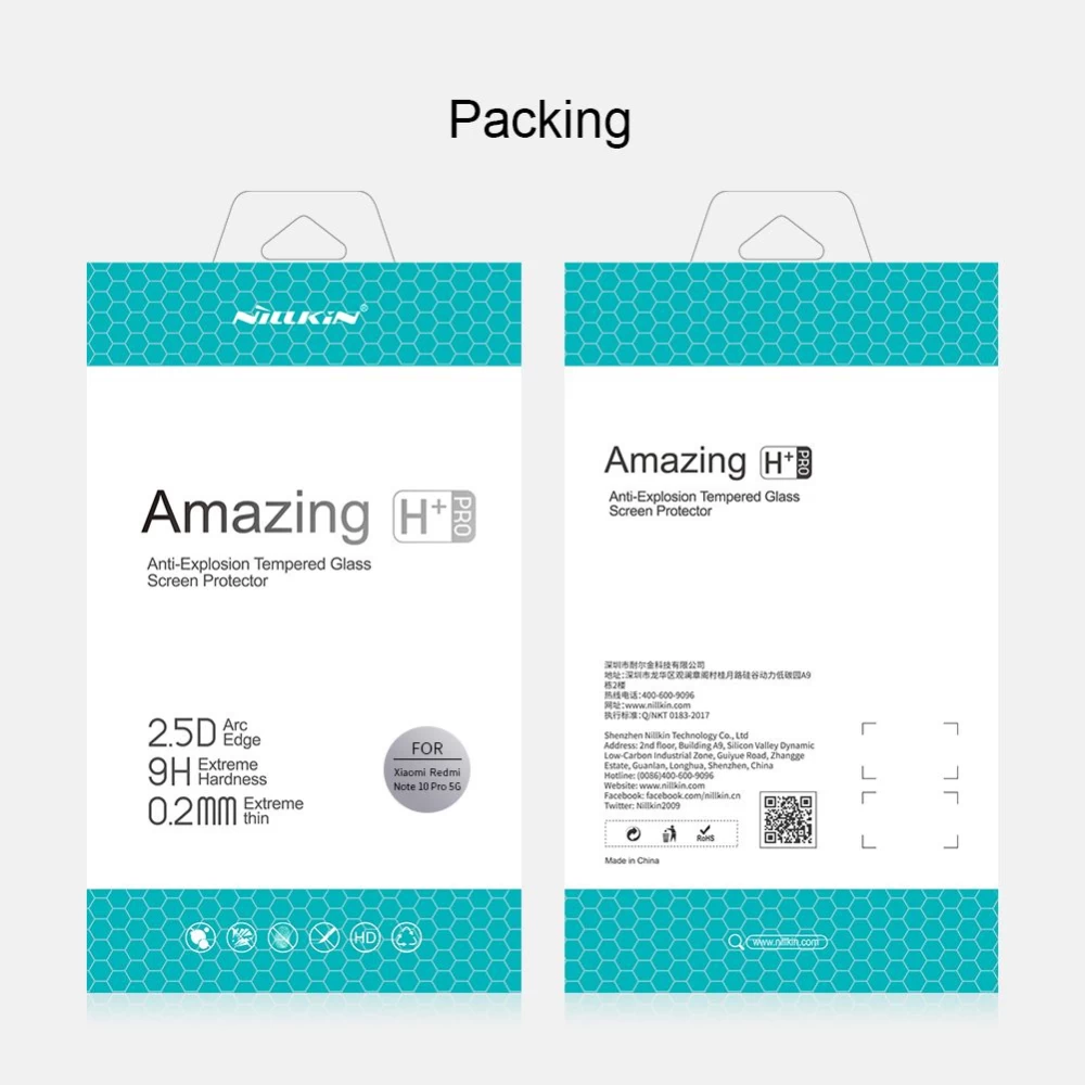 Xiaomi Poco X3 GT apsauginis stiklas  Nillkin H+PRO Tempered Glass RedMi Note 10 Pro 5G Copy