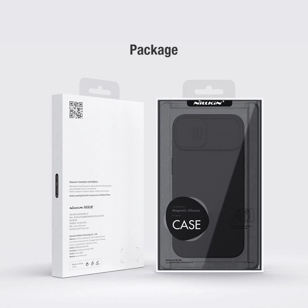 Apple iPhone 13 case  Nillkin CamShield Silky Magnetic Silicon