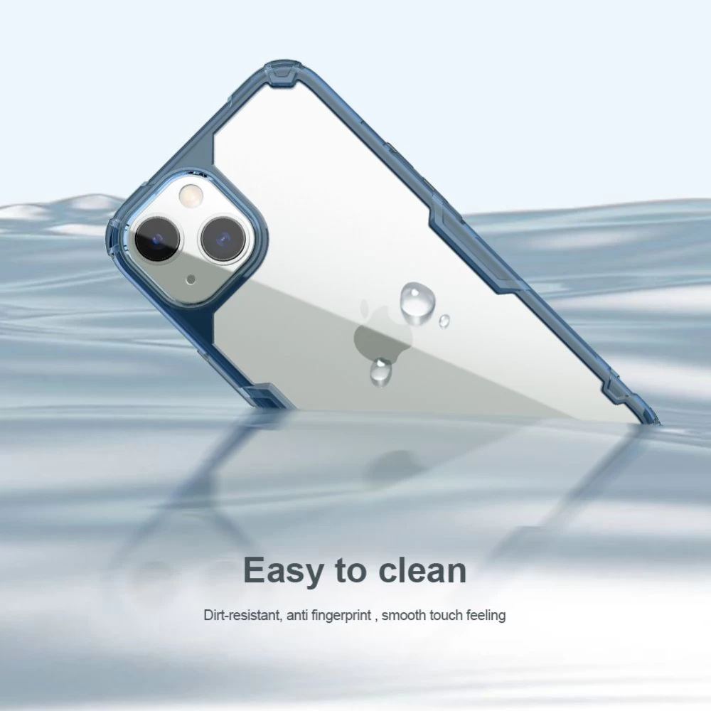Apple iPhone 13 case translucent blue Nillkin TPU PRO 