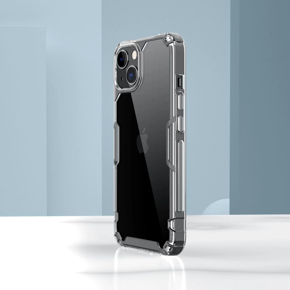 Apple iPhone 13 case translucent blue Nillkin TPU PRO 