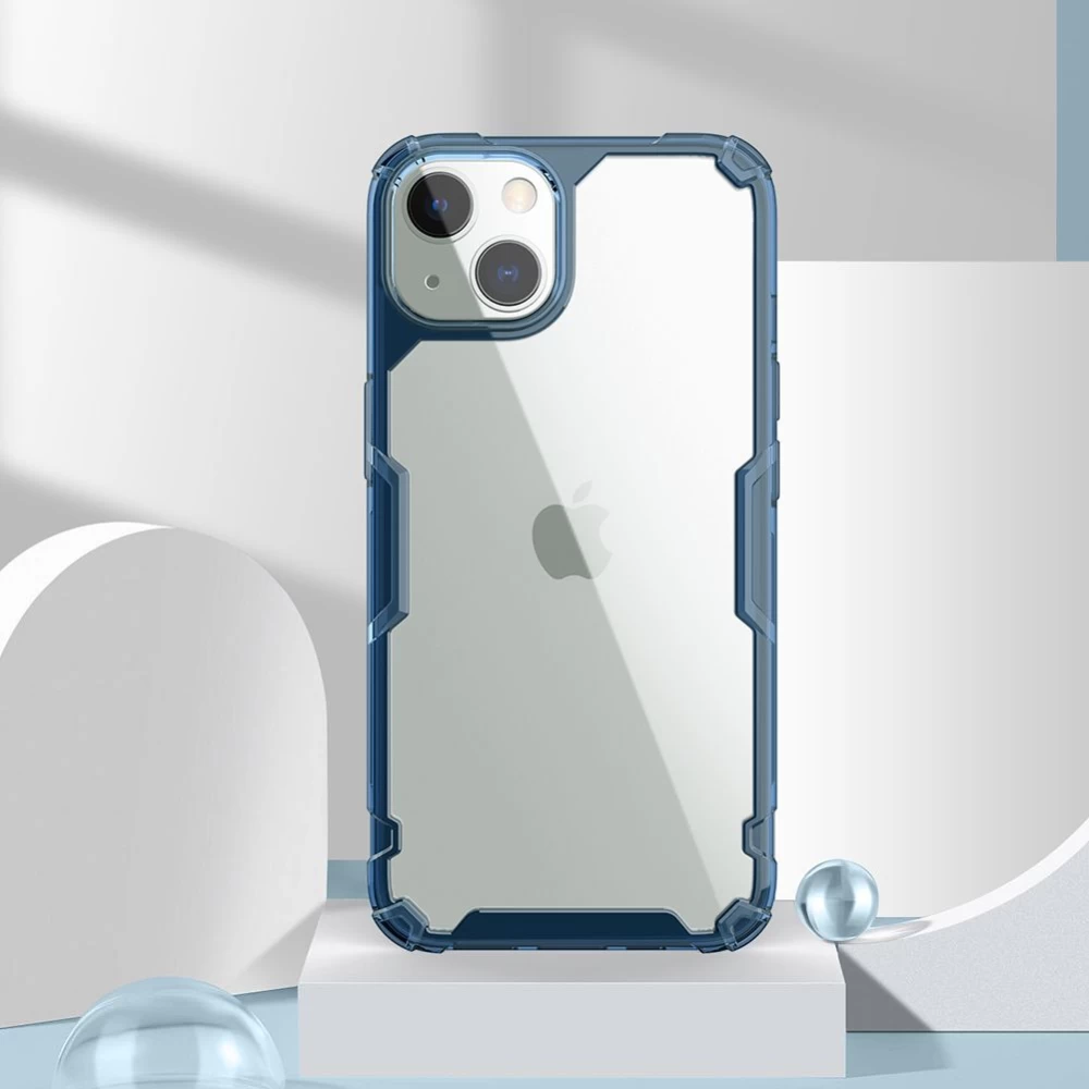 Apple iPhone 13 case translucent blue Nillkin TPU PRO 