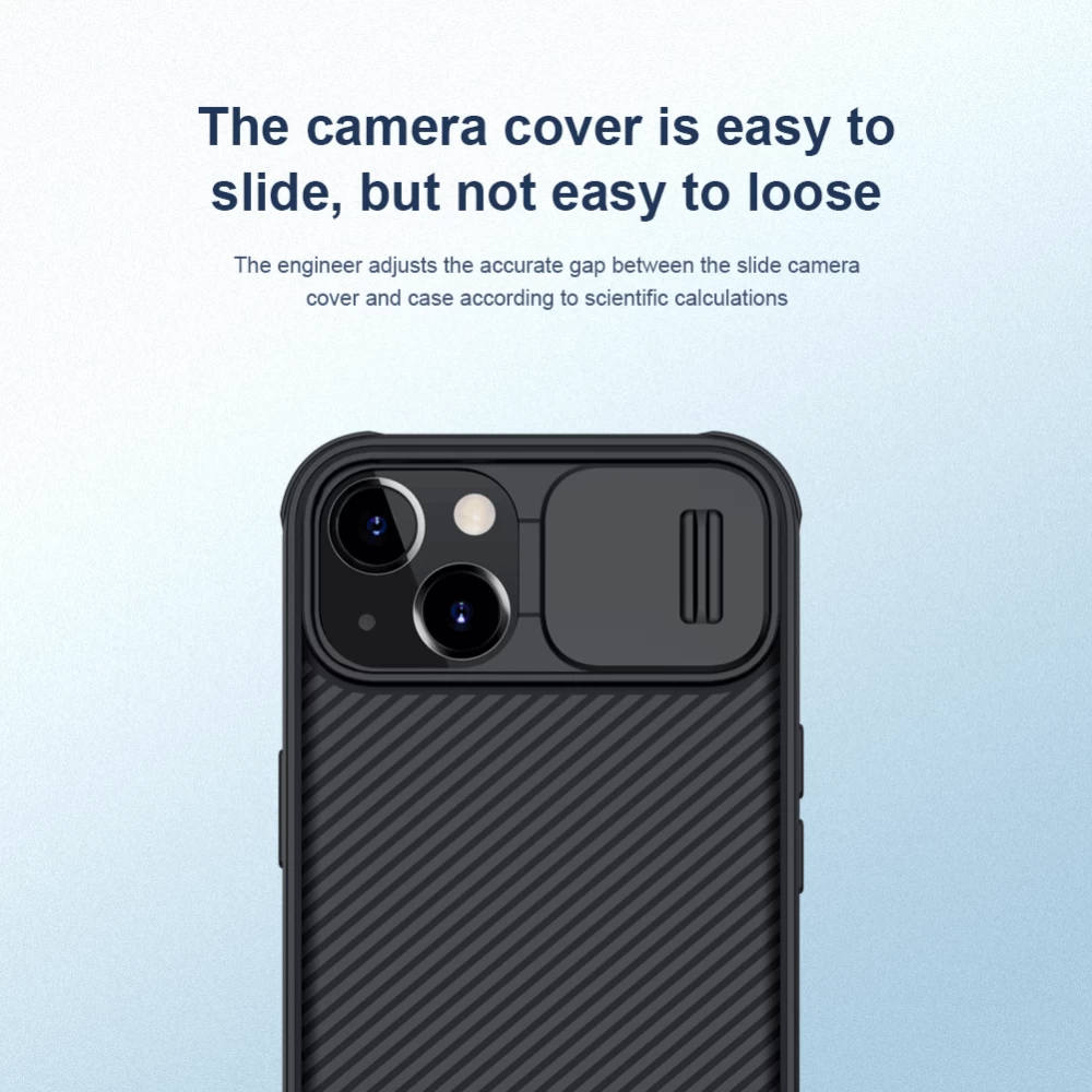 Apple iPhone 13 skal svart Nillkin CamShield Pro 