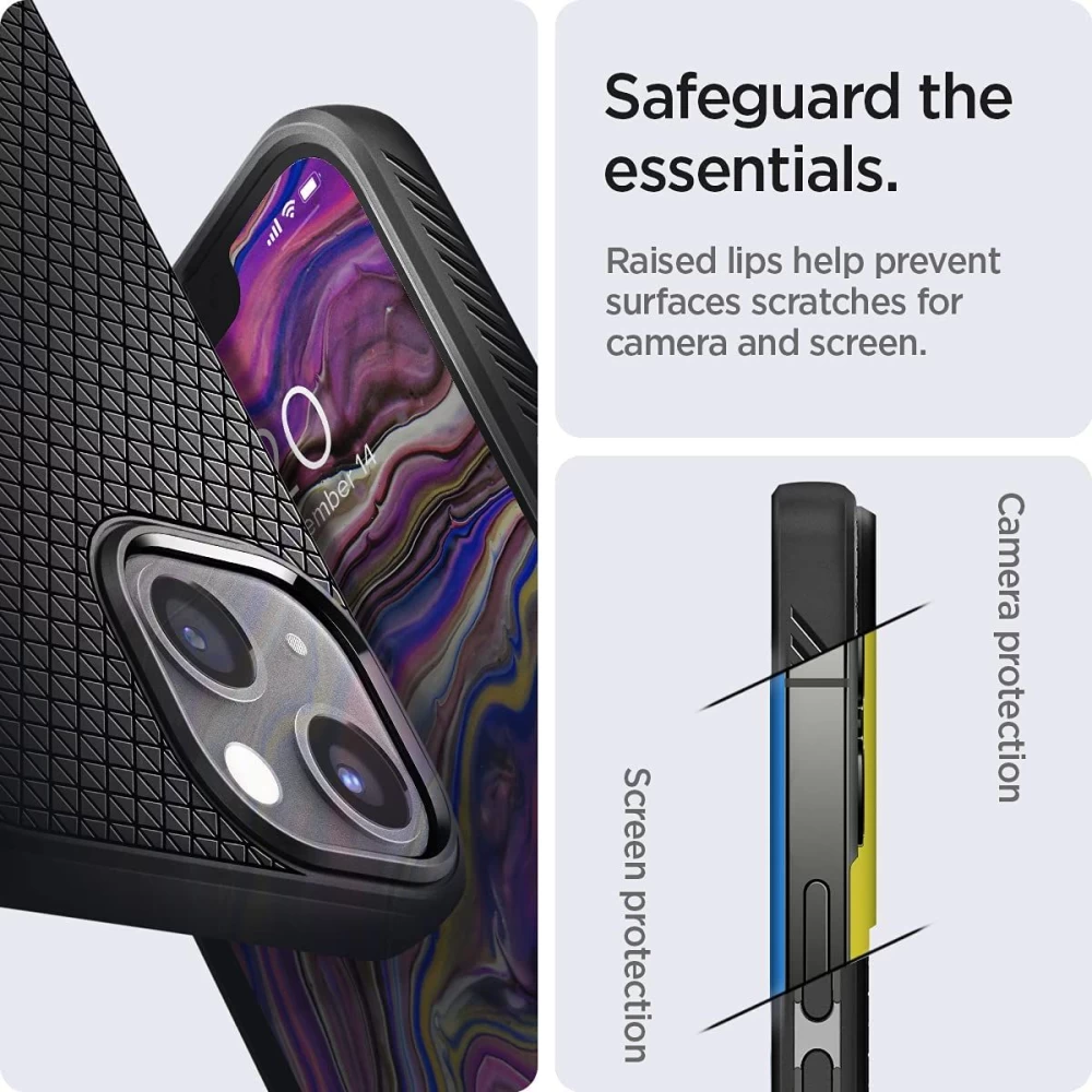 Apple iPhone 13 case black SPIGEN Liquid Air 