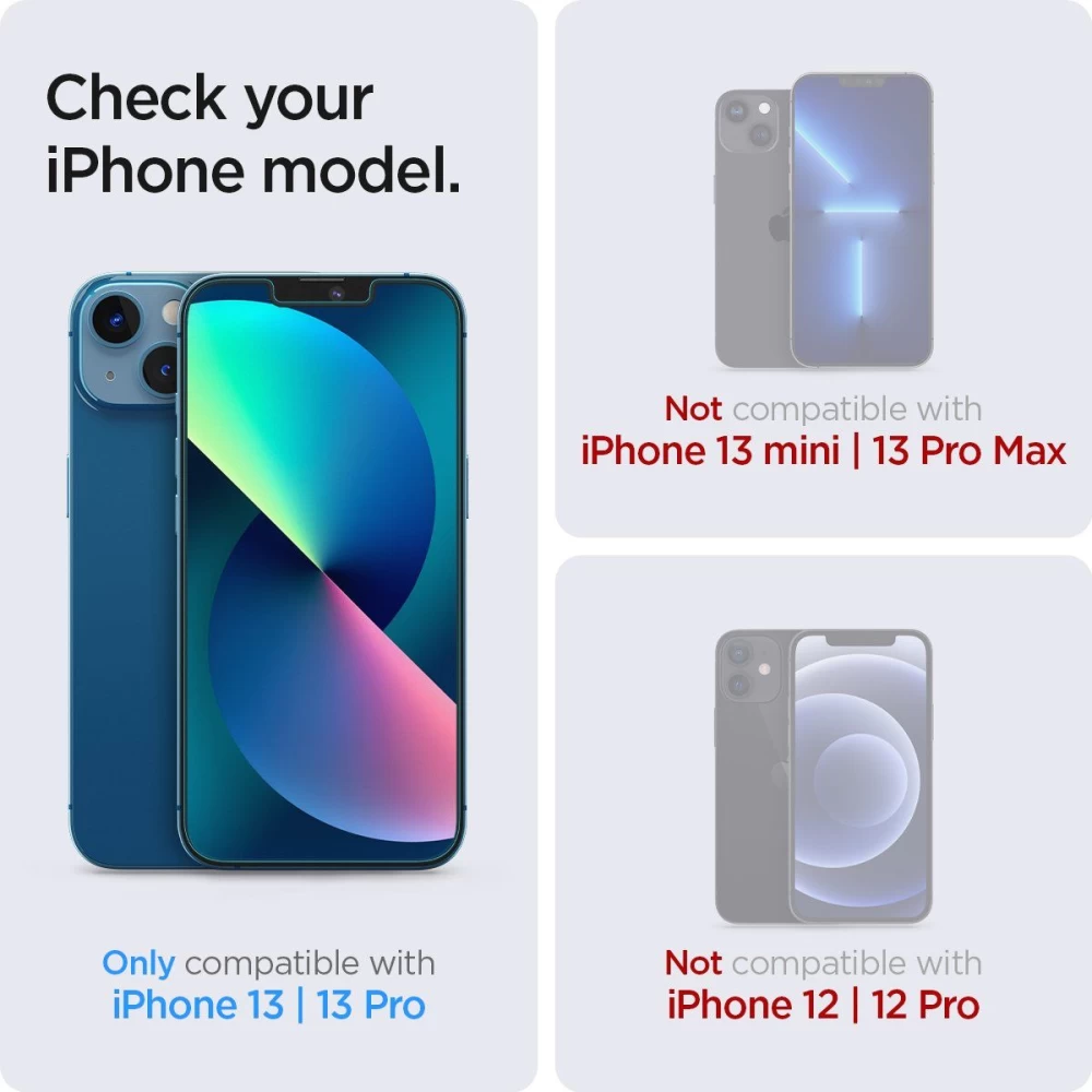 Apple iPhone 13 Tempered glass  SPIGEN Glas.TR EZ FIT