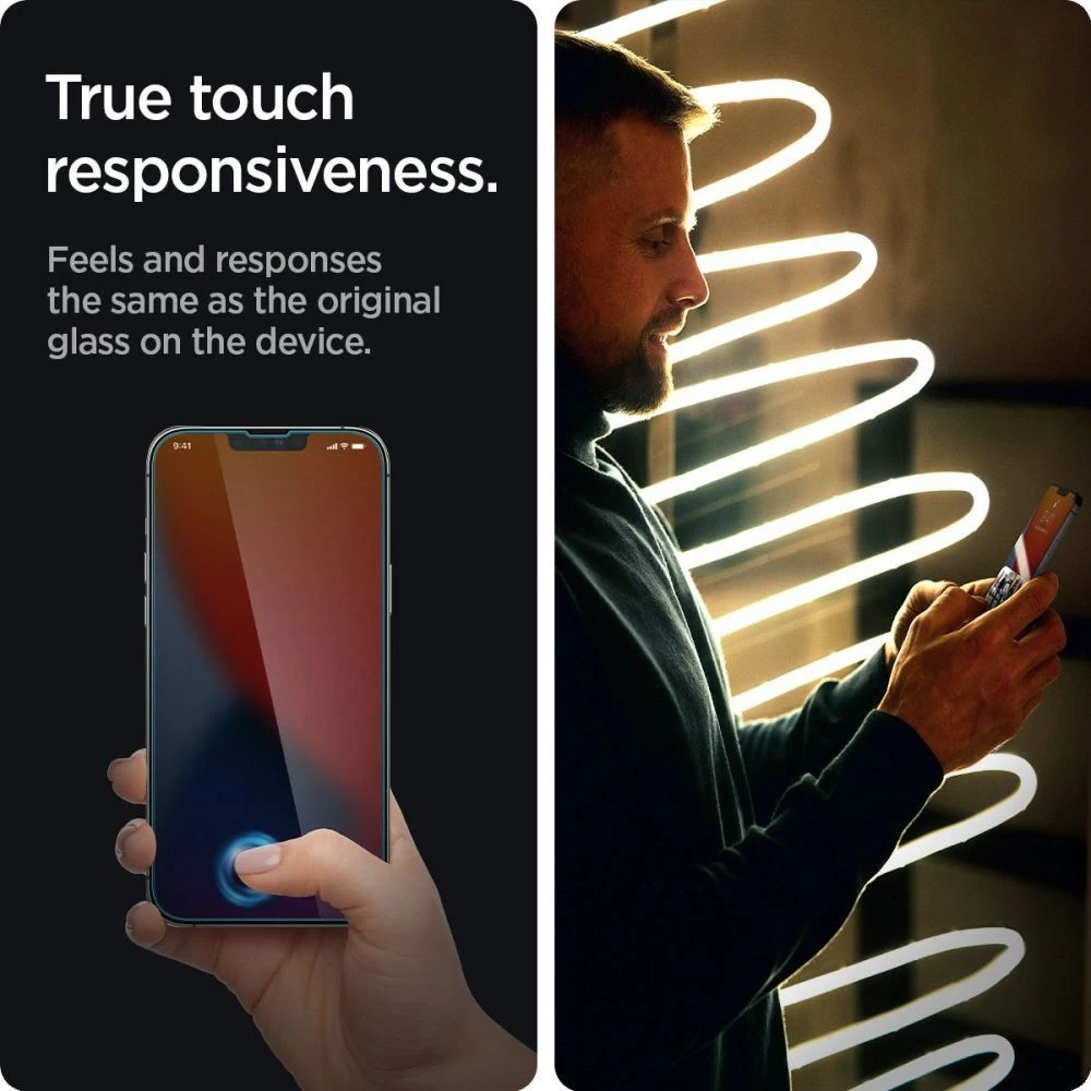 Apple iPhone 13 Tempered glass  SPIGEN GLAS.TR SLIM PRIVACY