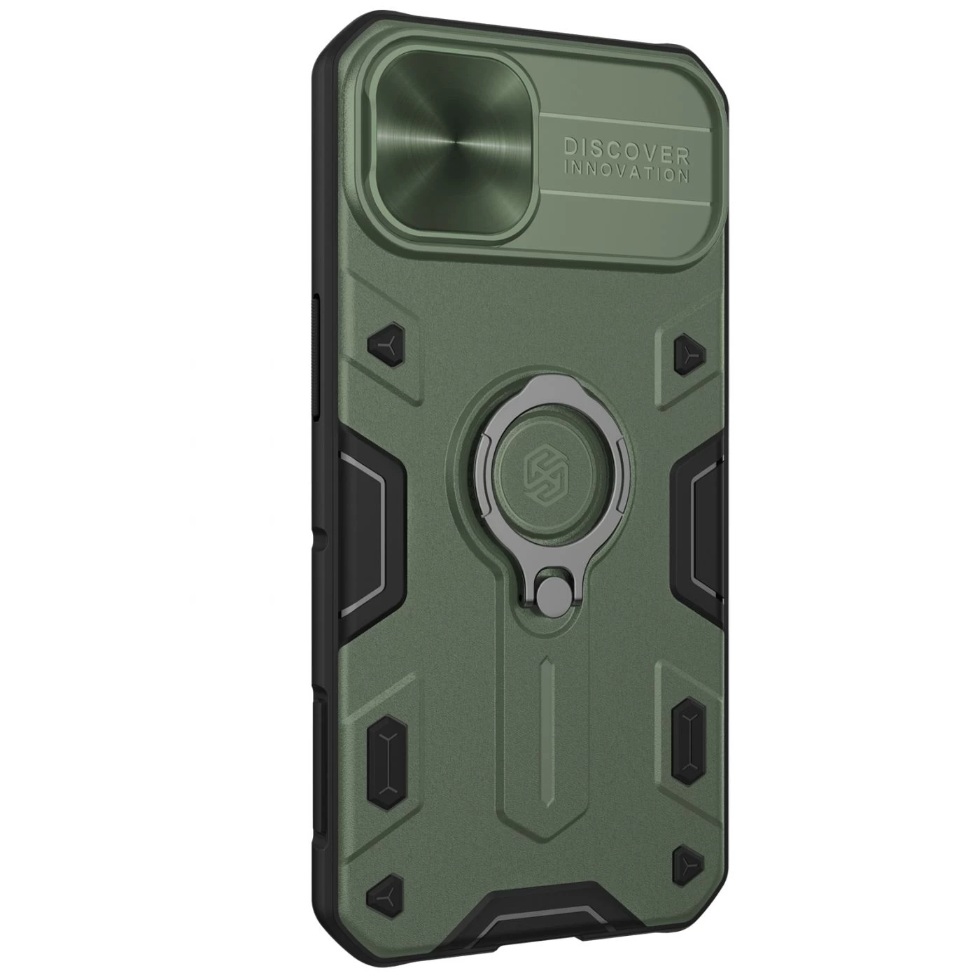 Apple iPhone 13 case green Nillkin CamShield Armor