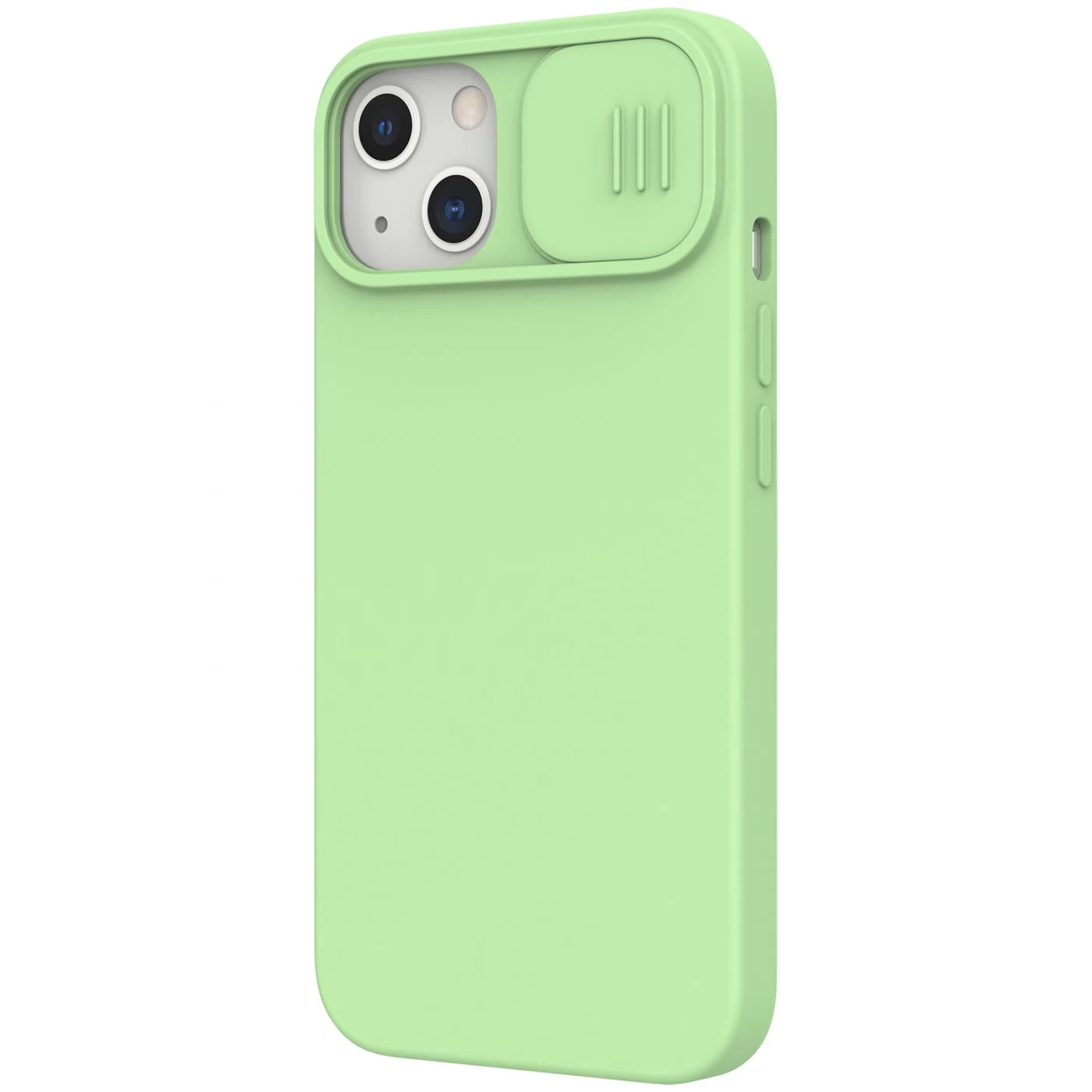 Apple iPhone 13 case green Nillkin CamShield Silky Silicon