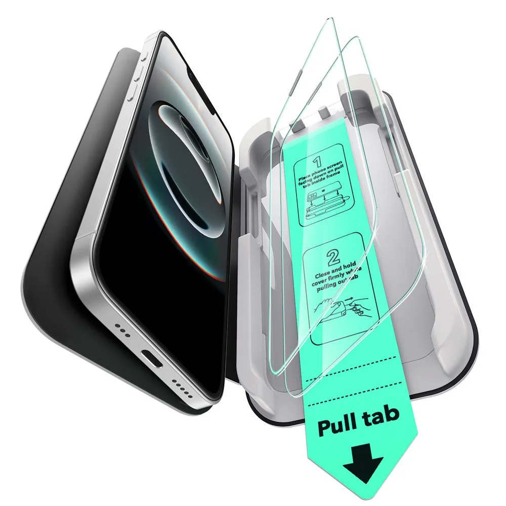 Apple iPhone 13 Tempered glass ESR ULTRAFIT TEMPERED GLASS 2-PACK