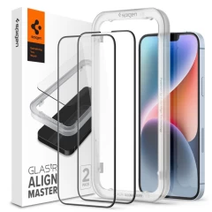iPhone iPhone 13 Tempered glass SPIGEN ALM GLASS FC Apple iPhone 13 (2-pack)