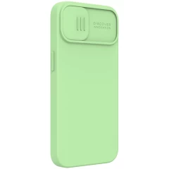 Apple iPhone 13 case green Nillkin CamShield Silky Silicon 