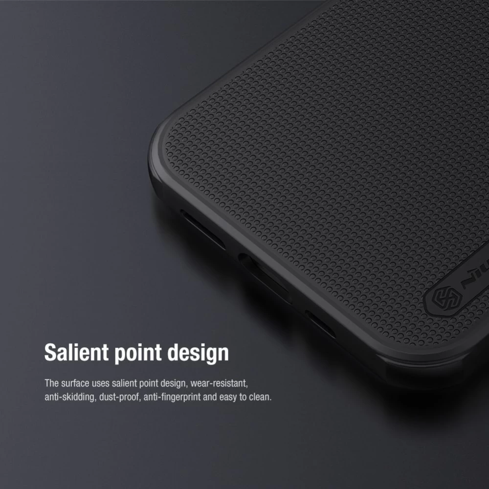 Apple iPhone 13 Mini чехол черный Nillkin Super Frosted Shield Pro Magnetic 