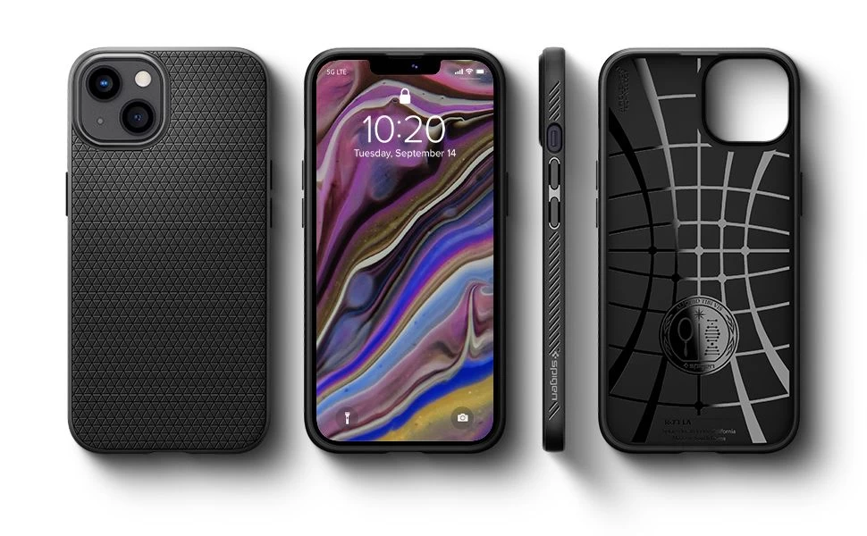 Apple iPhone 13 Mini dėklas Juoda SPIGEN Liquid Air 