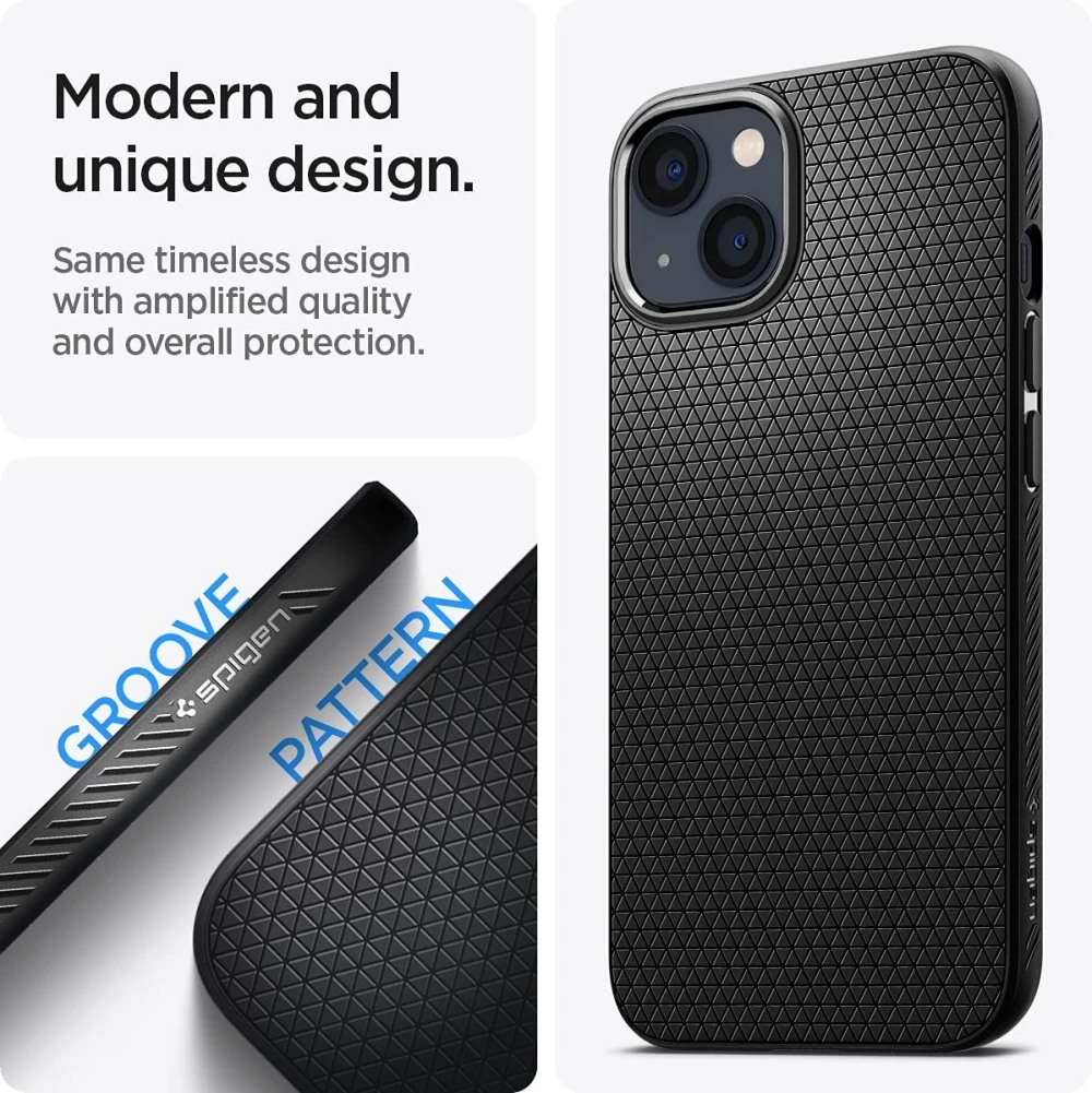Apple iPhone 13 Mini dėklas Juoda SPIGEN Liquid Air 