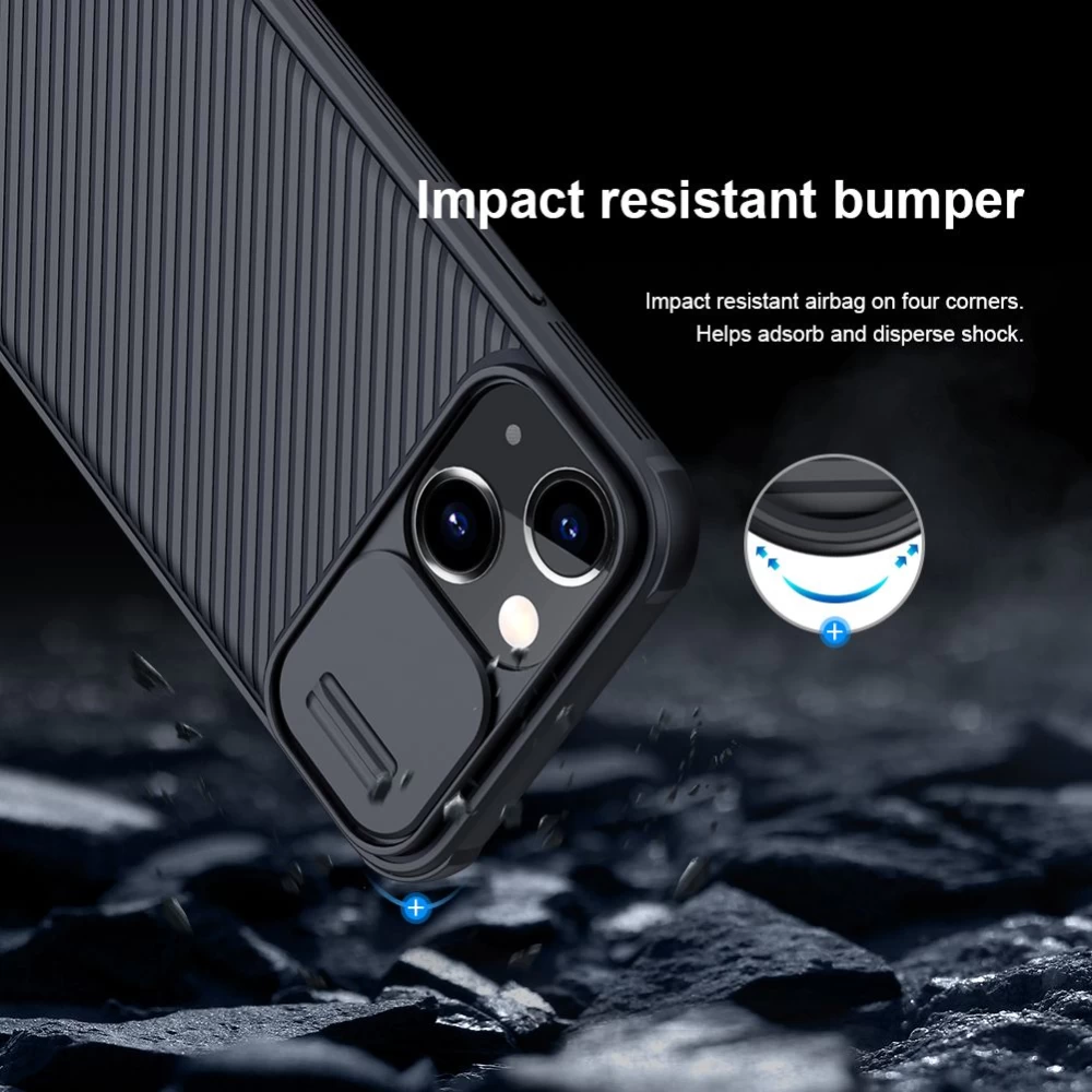 Apple iPhone 13 Mini dėklas mėlyna Nillkin CamShield Pro 