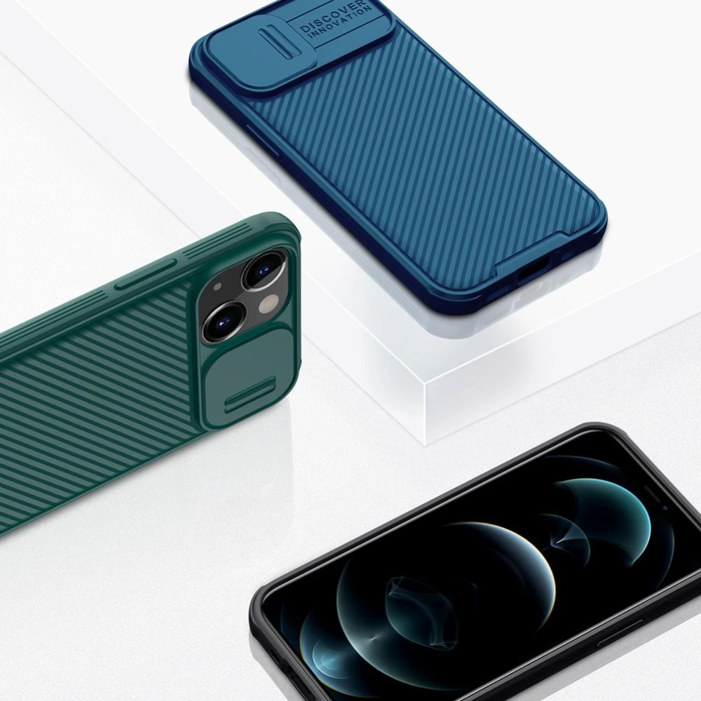 Apple iPhone 13 Mini dėklas mėlyna Nillkin CamShield Pro 