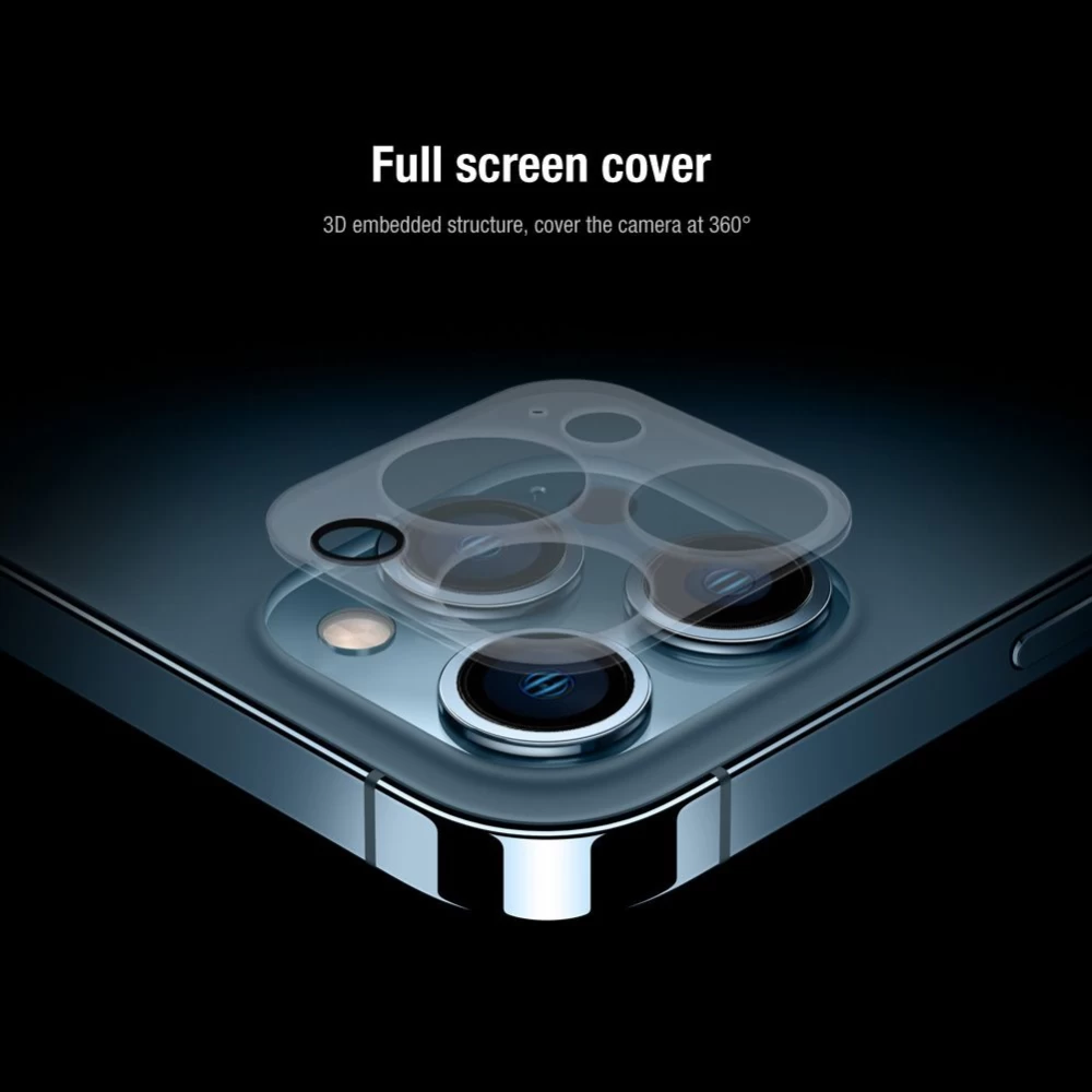 Apple iPhone 13 Pro skärmskydd  Nillkin 2-in-1 HD Full Screen/Camera Tempered Glass