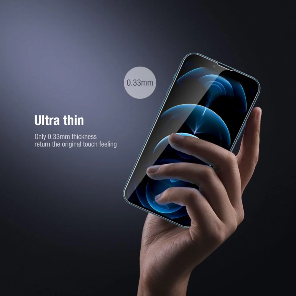Apple iPhone 13 Pro skärmskydd  Nillkin 2-in-1 HD Full Screen/Camera Tempered Glass