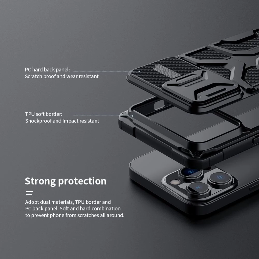 Apple iPhone 13 Pro ümbris punane Nillkin Adventurer 