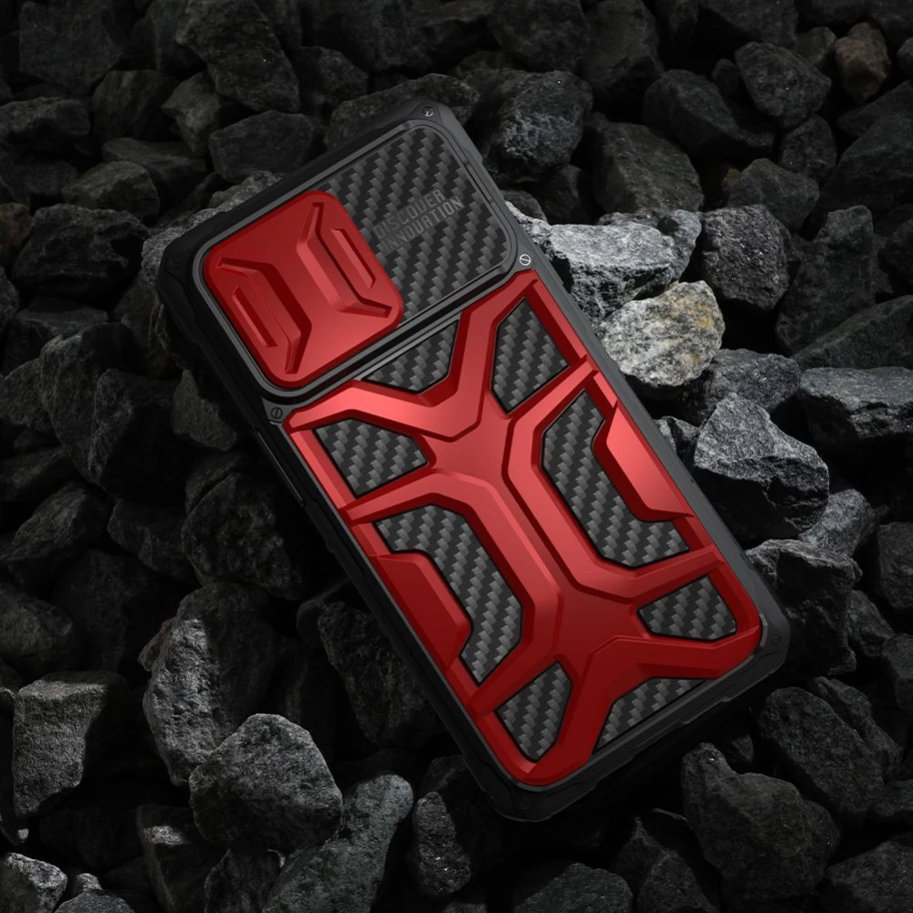 Apple iPhone 13 Pro ümbris punane Nillkin Adventurer 