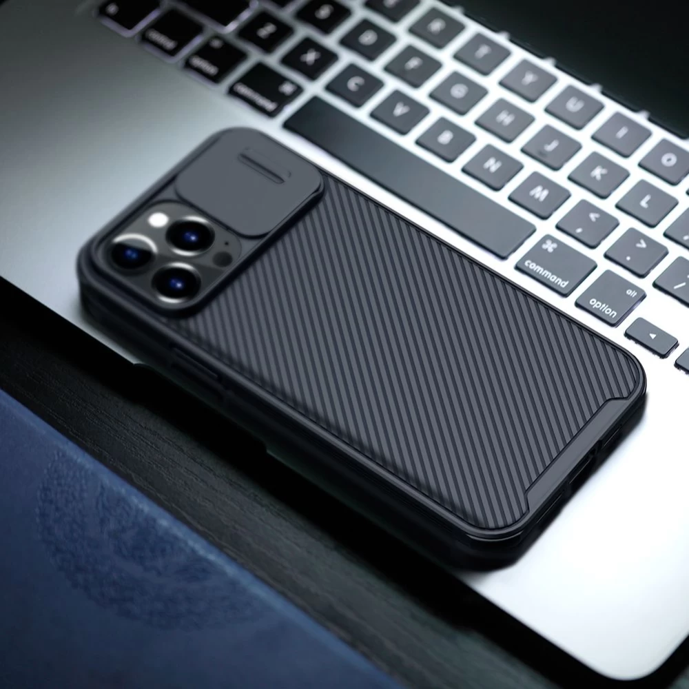 Apple iPhone 13 Pro case blue Nillkin CamShield 