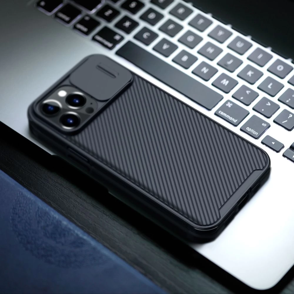 Apple iPhone 13 Pro ümbris sinine Nillkin CamShield Magnetic 