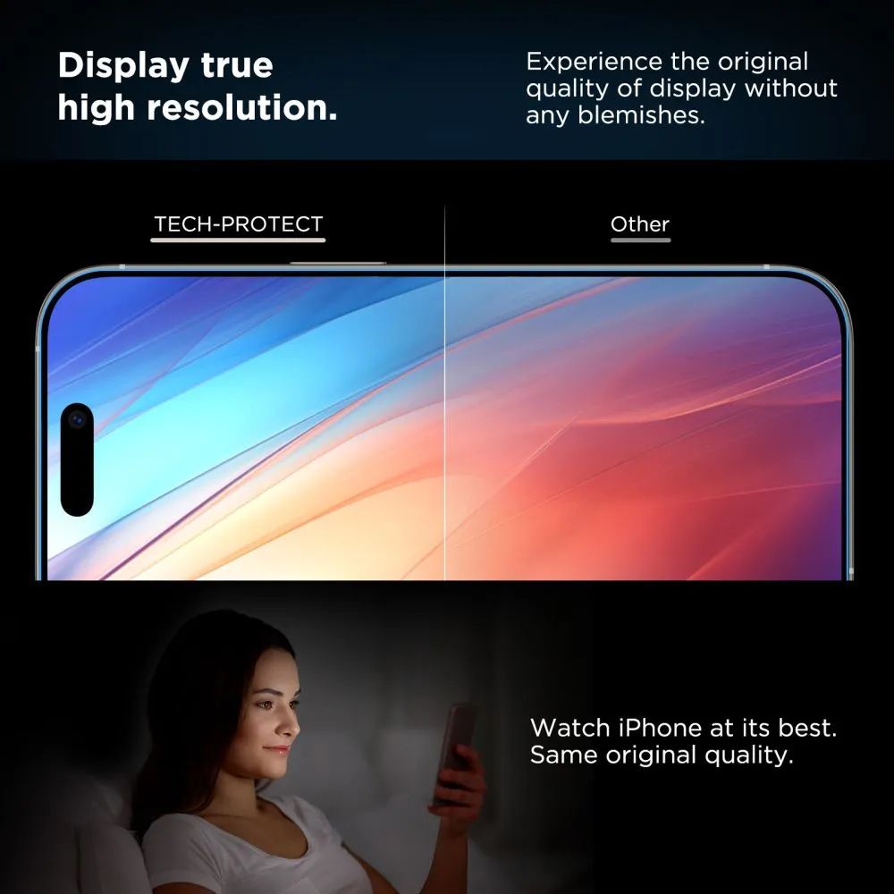 Apple iPhone 13 Pro Tempered glass  TECH-PROTECT QUICK SET+ 2-PACK