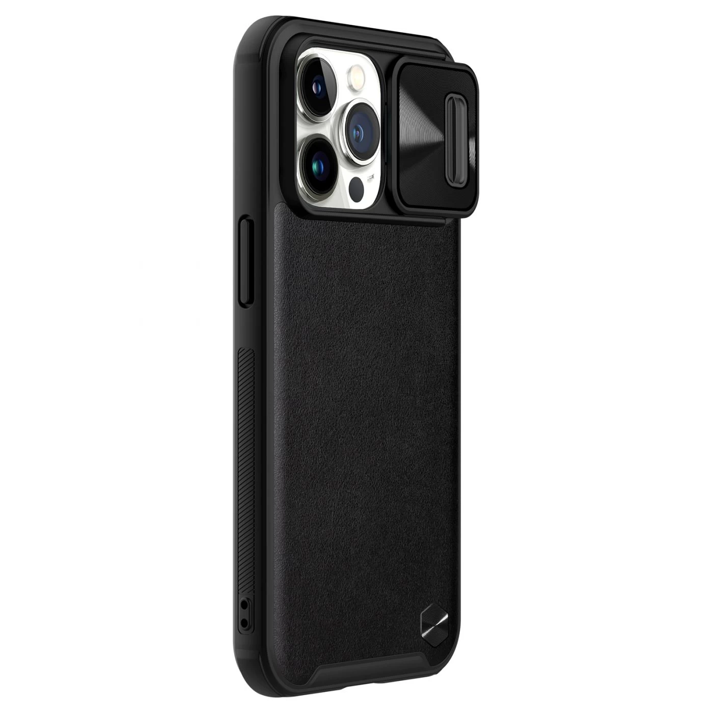 Apple iPhone 13 Pro case black Nillkin CamShield Leather