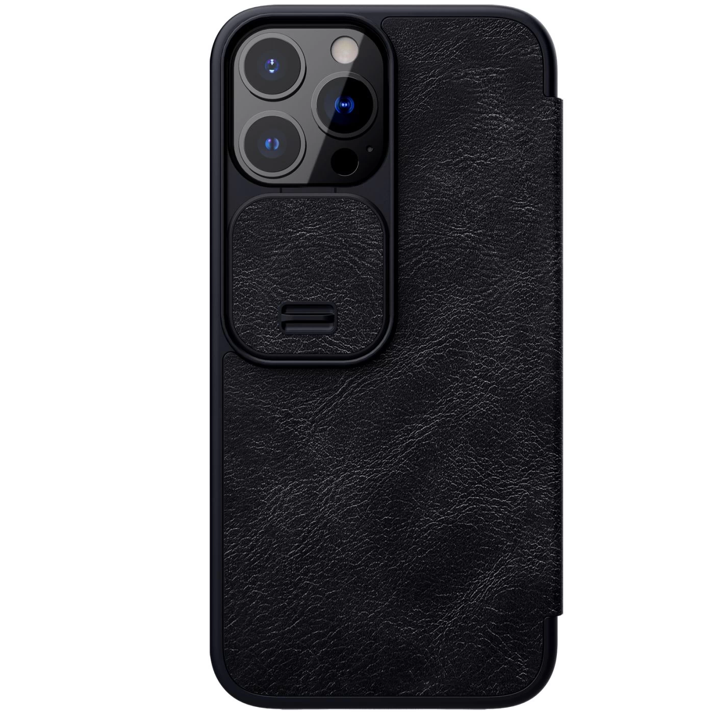 Apple iPhone 13 Pro case black Nillkin Qin Leather