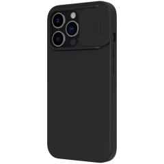 Apple iPhone 13 Pro ümbris must Nillkin CamShield Silky Silicon 