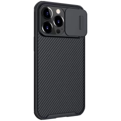 Apple iPhone 13 Pro ümbris must Nillkin CamShield Magnetic 