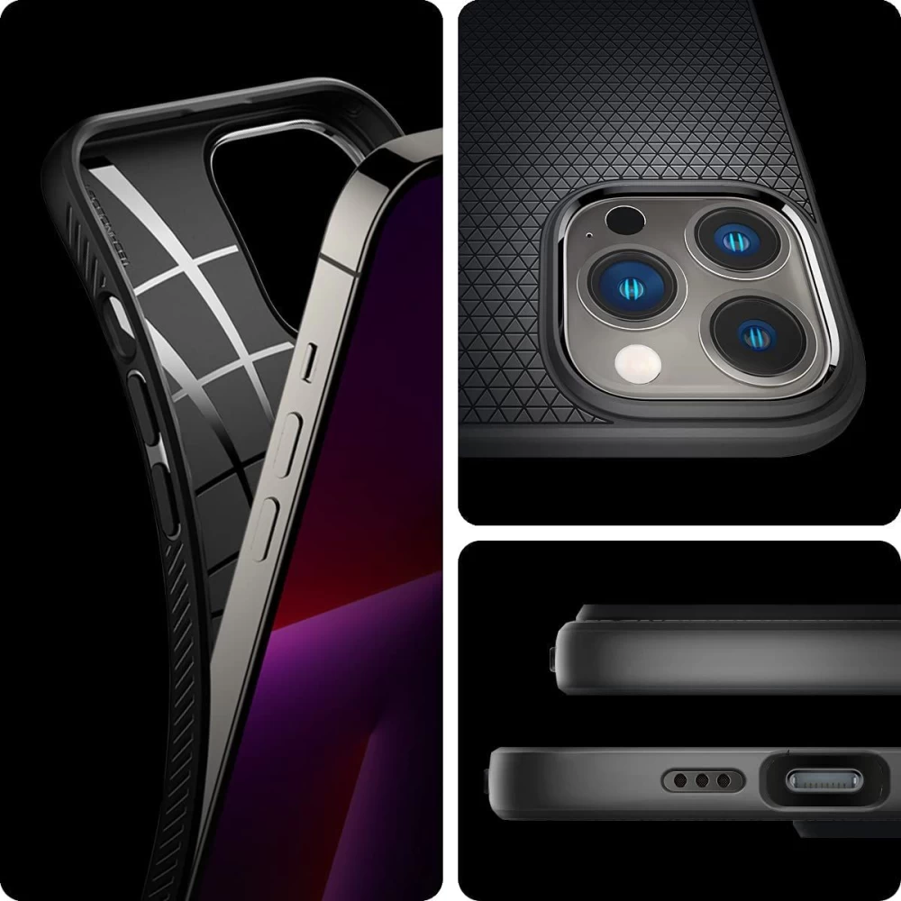 Apple iPhone 13 Pro Max чехол черный SPIGEN Liquid Air 