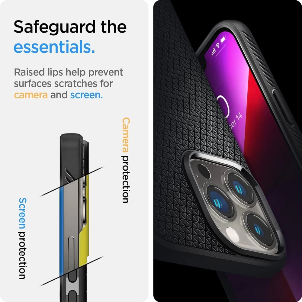 Apple iPhone 13 Pro Max чехол черный SPIGEN Liquid Air 
