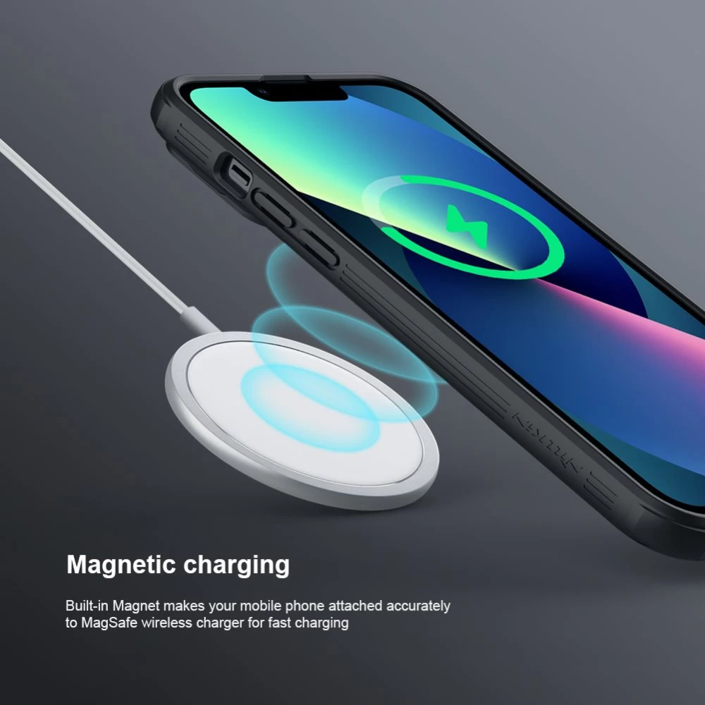 Apple iPhone 13 Pro Max чехол черный Nillkin Textured Magnetic 