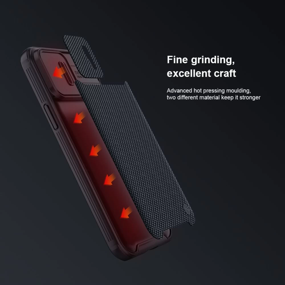 Apple iPhone 13 Pro Max чехол черный Nillkin Textured Magnetic 